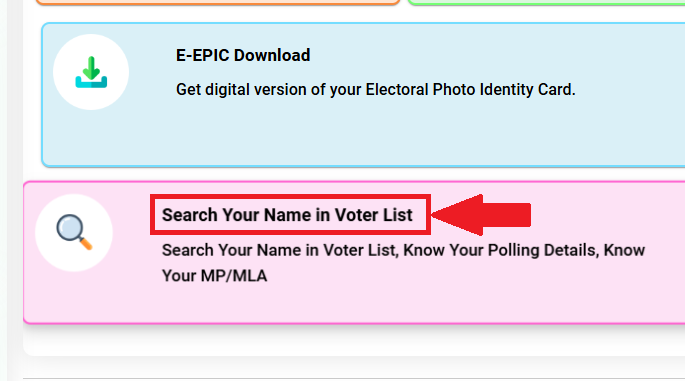 Check My Name in Voter List online