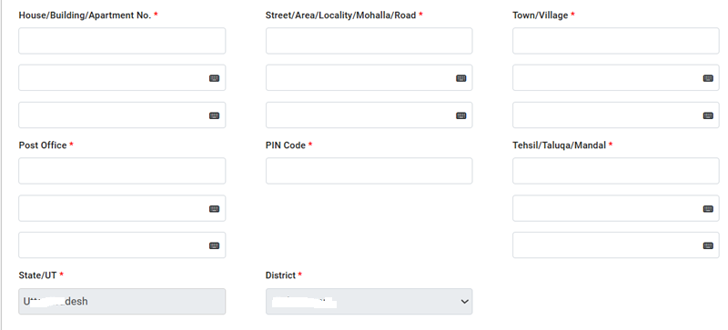 change voter card address online