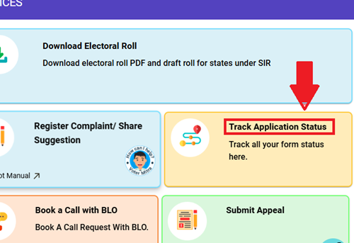 voter id address change status track