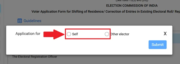 voter id card correction