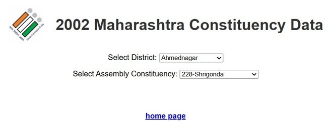 Voter List 2002 Maharashtra